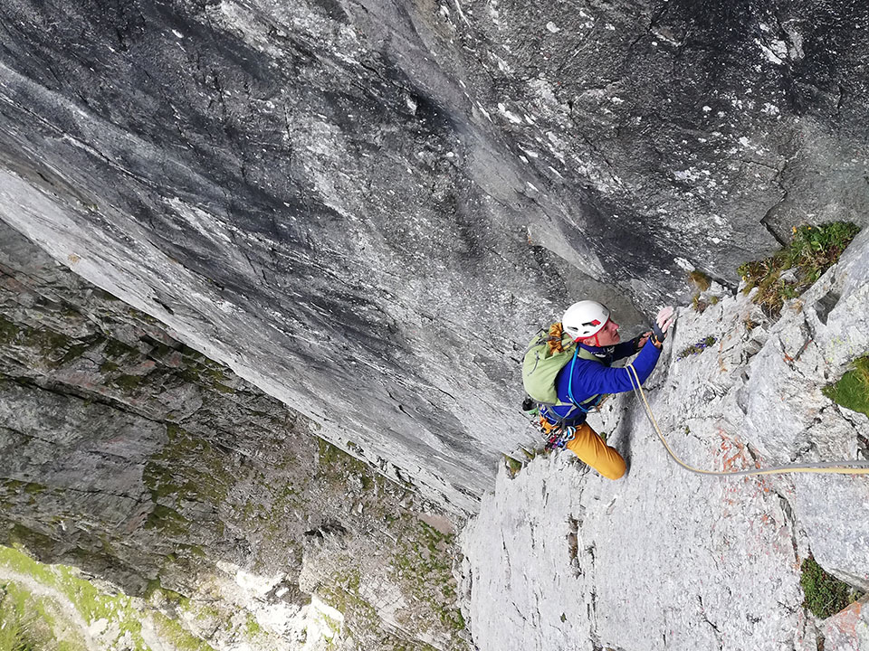 Rock Climbing in Chamonix, French Alps