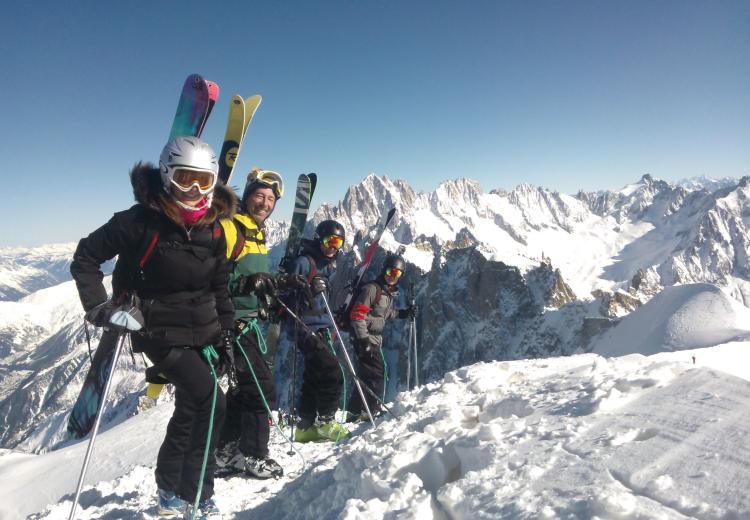 Arête de l'aiguille du midi